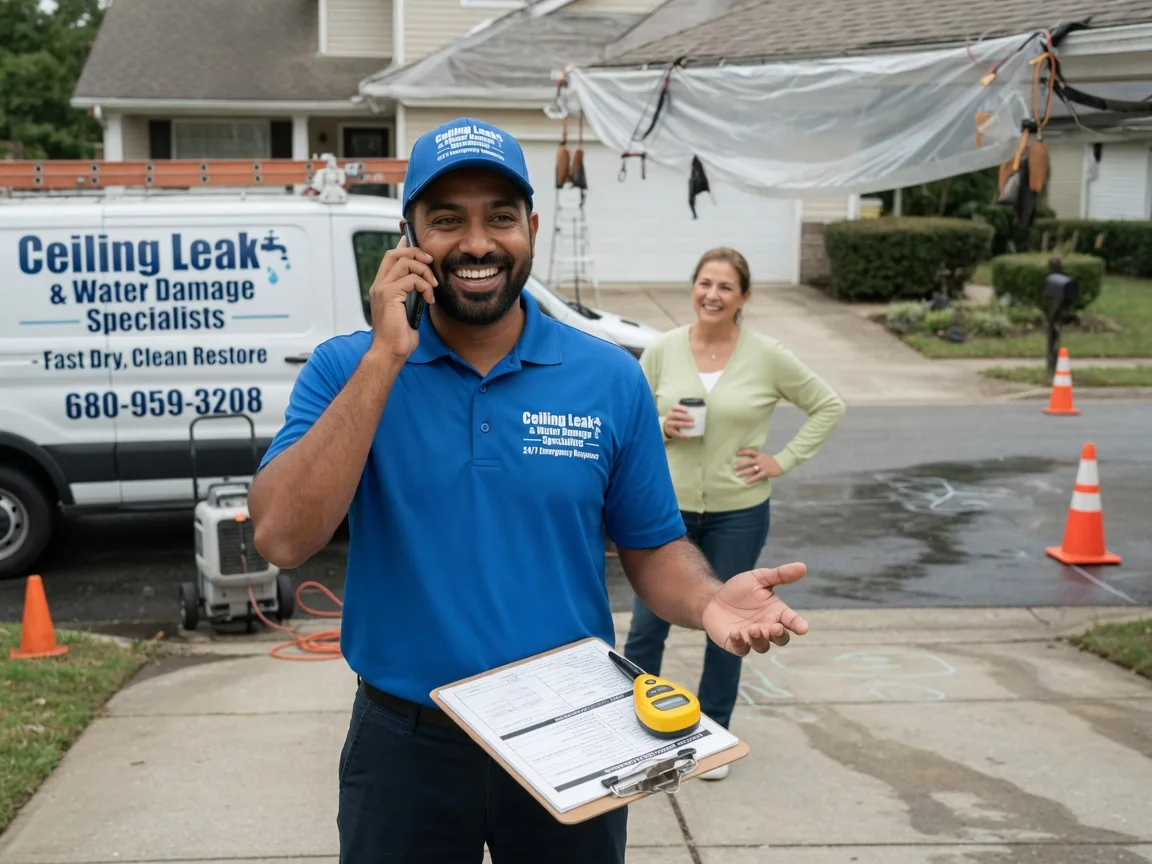 Ceiling Leak Cleanup Port Norris, NJ FAQs